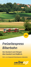 Titel-Abbildung zu 'Flyer Freizeitexpress Biberbahn'